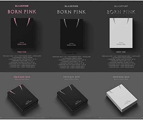 Dreamus Bornpink אלבום שני [Born Pink] Set [Set ver.] + פוסטר מגולגל מראש, YGP0181